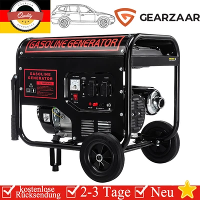 7,5PS Stromerzeuger Benzin Notstromaggregat Stromaggregat Stromgenerator 3000W - Bild 1 von 4