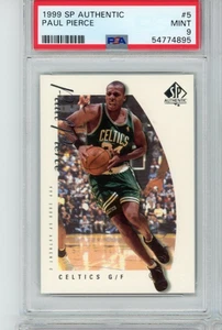 1999 SP Authentic #5 Paul Pierce - Boston Celtics HOF - PSA 9 - Picture 1 of 2