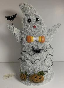 Tealight fantasma de Halloween. Murciélagos, calabazas y pajarita. Interiores del hogar - Imagen 1 de 4