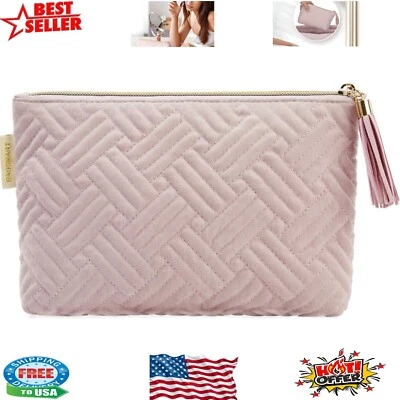 Elegante Bolsa de Maquillaje Impermeable - Organizador de Viaje Ligero con Diseño de Borla Foto 1 de 4