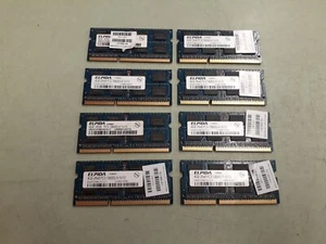 32GB (8x4GB) ELPIDA 2RX8 PC3-10600S-9-10-F2 Laptop Memory EBJ41UF8BCS0-DJ-F - Picture 1 of 3