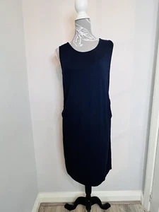 Blooming Marvellous (Mothercare) Maternity Longline Vest Dress UK 14 Navy BNWT - Picture 1 of 7