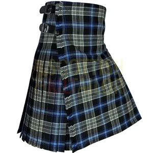 Falda escocesa escocesa escocesa Earthrise tartán para hombre 8 yardas faldas escocesas tradicionales a la venta - Imagen 1 de 7