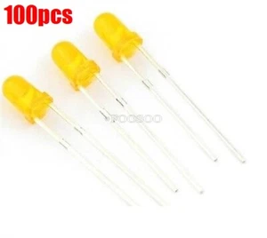 100Pcs Diffused Led 3Mm Orange Color Orange Light Super Bright nl - Picture 1 of 2