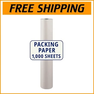 Eco-Friendly Packing Paper Roll 1440' x 48' - 1000 Sheets for Shipping & Moving - Picture 1 of 8