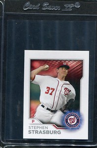 2017 Topps Stickers Stephen Strasburg #249 Nationals Mint