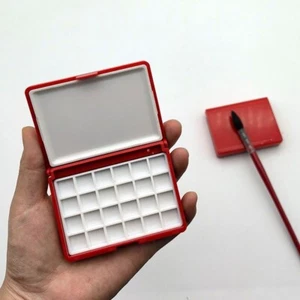 Mini Empty Watercolor Box Travel Paint Palette Paint Pallet Plate Paint Tray; - Picture 1 of 18