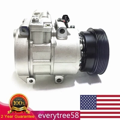 For Kia Rondo 2.7L 2007 2008 AC Compressor & A/C Clutch 97701-1D200 60-02283 NA - Image 1 of 4