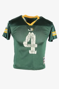 NFL USA Favre 4 Team Apparel Shirts Sports Vintage 90s  Green Size M - CW0862 - Picture 1 of 4