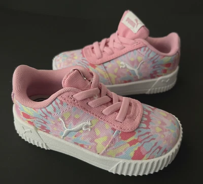 Baby Girls Size 5c Sneakers PINK PUMA 384267 Slip On No Laces EUR 20 - Image 1 of 4