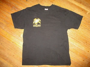 vtg LINGER LODGE POCKET T SHIRT Bradenton Florida RV Resort Restaurant LARGE - Picture 1 of 5