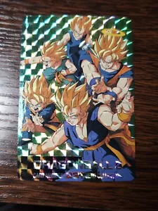 Dragon Ball Z Hero Collection #231 Prism 2001 DBZ Vegeta Goku Trunks Gohan Goten - Foto 1 di 2