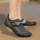 Wasserschuhe Atmungsaktiv Tauch-Sneaker Watschuhe zum Wandern am See (Schwarz 38