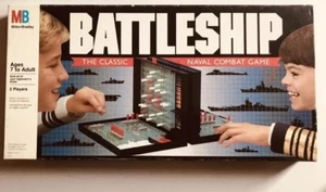 VINTAGE MILTON BRADLEY 1990 BATTLESHIP BOARD GAME COMPLETE IN BOX - Picture 1 of 6