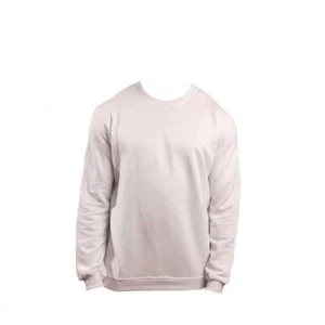 Unisex Weiß Sweatshirt Freizeit Rundhals Atmungsaktiv Nachhaltiger Stoff - Large - Bild 1 von 1