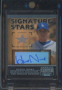 2005 Donruss Signature Series Hideo Nomo Jersey AUTO Los Angeles Dodgers