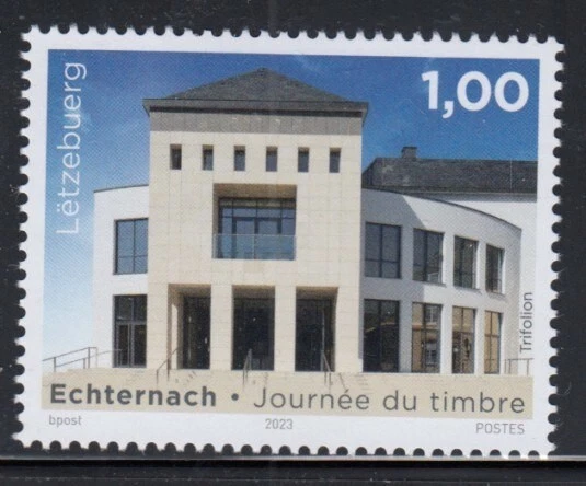 Sello LUXEMBURGO Trifolion Echternach MNH Foto 1 de 1