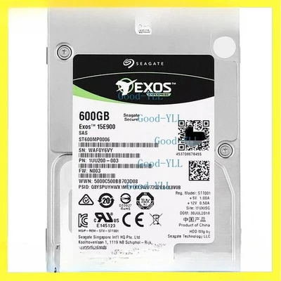SEAGATE ST600MP0006 600GB 12Gbs 256MB 15K 2.5'' SAS Hard Drive 100% Original - Image 1 of 2