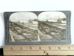 Eisenerz- und Kokswagen Stereoview Keystone View Company 1905 Pennsylvania - Bild 1 von 2