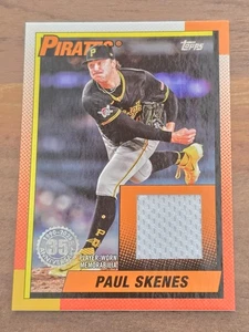 Paul Skenes 2025 Topps Series 1 1990 Relics #T90R-PS - Picture 1 of 2