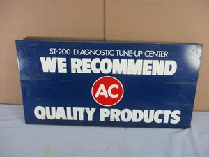 Vintage AC Delco ST-200 Diagnosezentrum Metall einseitiges Schild 24 x 12 - Bild 1 von 9