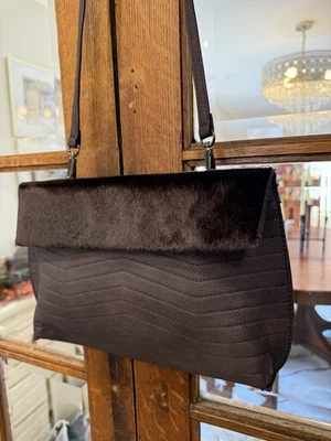 Elegante bolso de mano de cuero sintético + piel sintética con correas extraíbles! Foto 1 de 4