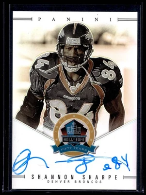 2013 Panini Spectra Shannon Sharpe #SS 50th Anniversary HOF 50/50 RARE BRONCOS - Image 1 of 2