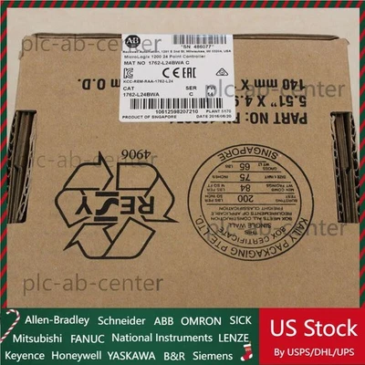 New Sealed AB 1762-L24BWA MicroLogix 1200 24Point Controller 1762L24BWA - Image 1 of 4