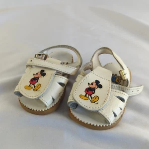 Mickey Mouse Sandals Size 1 Toddlers Disney Pals Spain 1980s - Picture 1 of 8