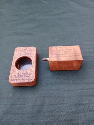 Vintage M.L. Clavija y caja de pizarra Lynch Jet Turquía llamar Birmingham 9, Ala (C) Foto 1 de 4