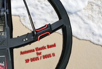 XP Deus II / XP Deus 2 compatible - Antenna Elastic Band- RED 3-pack