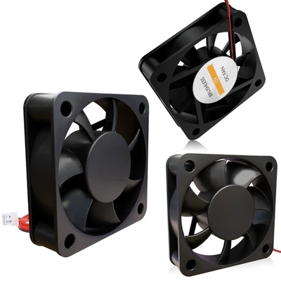 NOZZLEBOSS Lüfter 12V 60mm 60x60 bürstenlos 6015 PC Computer Axiallüfter 606015 Axial Fan