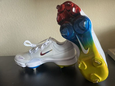 Nike Force Zoom Trout 9 Pro Metal Baseball Cleats Rainbow FB2907-106 Size 12 - Image 1 of 4