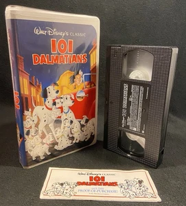 DISNEY'S "101 DALMATIANS"-Black Diamond-Clamshell Case-Proof of Purchase Slip - Foto 1 di 10