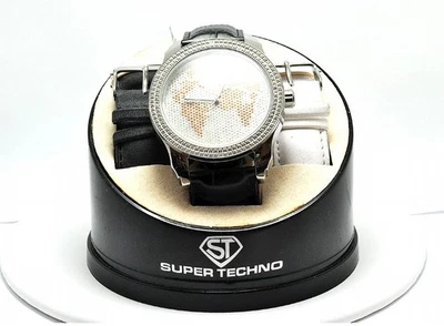 Relógio de diamante Super Techno I-5341 0,12 ct - Imagem 1 de 3