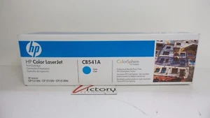 NEW HP Color LaserJet CB541A Printer Ink Toner Cartridge Cyan A60 - Zdjęcie 1 z 4
