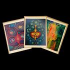 Lot 6 Abstract Celtic Art Blank Cards - Paintings by Jen Delyth Celtic Artwork