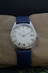 OMEGA GENEVE cal.613 SS VINTAGE 60's SS RARE 17J SWISS WATCH. - Picture 1 of 8