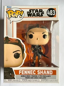 Funko Pop 2021 Star Wars Fennec Shand The Mandalorian #483 vinilo Bobblehead - Imagen 1 de 6