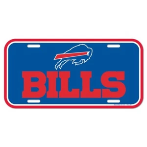 BUFFALO BILLS 6"x12" OFFICIAL LOGO LICENSE PLATE CAR NEW WINCRAFT 👀 - Picture 1 of 1