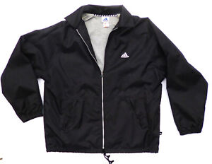 Adidas Regenjacke / Übergangsjacke Größe 8 = 54 = XL Schwarz