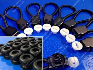 Ford OEM Bunji Loops 70mm w/- Bunji Buttons - TRADE QUALITYBungee Loop 60 Pack - Picture 1 of 4