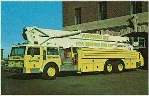 Fire Truck Platform 1, Firebird 125, New Bedford Fire Department, Massachusetts - Picture 1 of 2