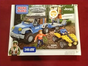 Mega Bloks Jeep Forest Expedition World Builders Set #97806 NEW - Damaged Box - Picture 1 of 5