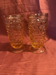 Set 2 bicchieri da tè Indiana Glass Whitehall Colony rosa ghiacciato - Foto 1 di 8
