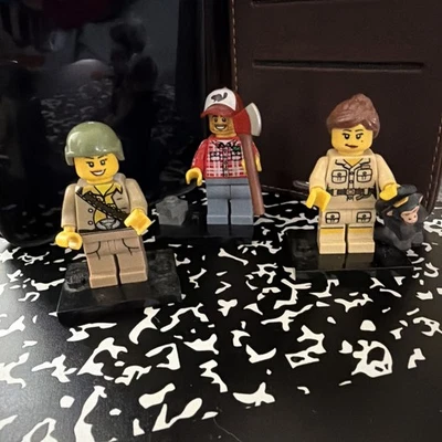 LEGO Minifigura 8805 Serie 5 Lote: Leñador, Cuidador del Zoológico y Soldado Foto 1 de 4