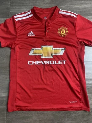 Camiseta de fútbol Adidas Manchester United Chevrolet # Alexis talla 24 juvenil mediana Foto 1 de 4