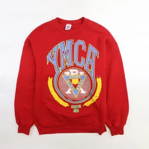 Vintage YMCA Crest Crewneck Sweatshirt Size Large 90s - Picture 1 of 3