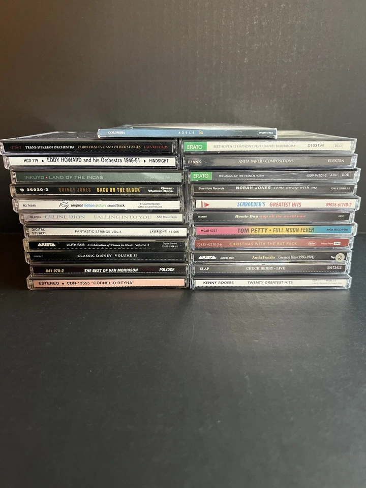Lot Of 23 CDs Tested And Working With Jewel Case And Lyric Booklet Free Shipping Foto 1 de 4
