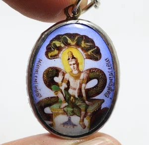 CIONDOLO AMULETO JATUKHAM RAMMATHEP THAI JATUKAM RAMADHEP CREATORE DI MIRACOLI FORTUNATO RAHU - Foto 1 di 10